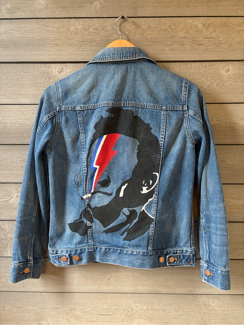 Madewell Hand Painted Denim Jacket